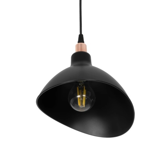 GLOBOSTAR® RIVE 203-0143 Μοντέρνο Κρεμαστό Φωτιστικό Οροφής με Ντουί 1 x E27 AC 220-240V IP20 - Μάυρο & Χαλκινο - Μ22 x Π20 x Υ22cm GLOBOSTAR® RIVE 203-0143 Μοντέρνο Κρεμαστό Φωτιστικό Οροφής με Ντουί 1 x E27 AC 220-240V IP20 - Μάυρο & Χαλκινο - Μ22 x Π20 x Υ22cm