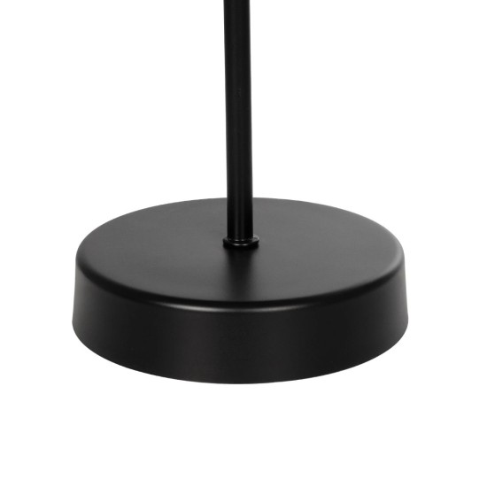 GLOBOSTAR® WIZ 203-0178 Μοντέρνο Επιτραπέζιο Φωτιστικό Πορτατίφ με Ντουί 1 x E27 AC 220-240V IP20 - Μαύρο - Μ22 x Π22 x Υ36.5cm GLOBOSTAR® WIZ 203-0178 Μοντέρνο Επιτραπέζιο Φωτιστικό Πορτατίφ με Ντουί 1 x E27 AC 220-240V IP20 - Μαύρο - Μ22 x Π22 x Υ36.5cm