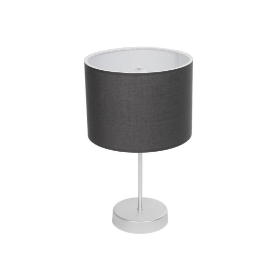 GLOBOSTAR® WIZ 203-0179 Μοντέρνο Επιτραπέζιο Φωτιστικό Πορτατίφ με Ντουί 1 x E27 AC 220-240V IP20 - Ασημί & Γκρι - Μ22 x Π22 x Υ36.5cm GLOBOSTAR® WIZ 203-0179 Μοντέρνο Επιτραπέζιο Φωτιστικό Πορτατίφ με Ντουί 1 x E27 AC 220-240V IP20 - Ασημί & Γκρι - Μ22 x Π22 x Υ36.5cm