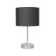 GLOBOSTAR® WIZ 203-0179 Μοντέρνο Επιτραπέζιο Φωτιστικό Πορτατίφ με Ντουί 1 x E27 AC 220-240V IP20 - Ασημί & Γκρι - Μ22 x Π22 x Υ36.5cm GLOBOSTAR® WIZ 203-0179 Μοντέρνο Επιτραπέζιο Φωτιστικό Πορτατίφ με Ντουί 1 x E27 AC 220-240V IP20 - Ασημί & Γκρι - Μ22 x Π22 x Υ36.5cm