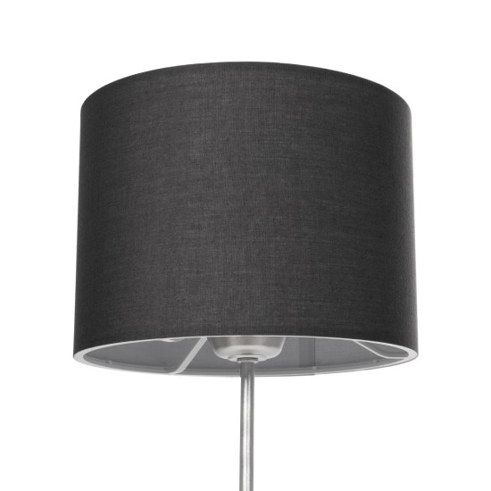 GLOBOSTAR® WIZ 203-0179 Μοντέρνο Επιτραπέζιο Φωτιστικό Πορτατίφ με Ντουί 1 x E27 AC 220-240V IP20 - Ασημί & Γκρι - Μ22 x Π22 x Υ36.5cm GLOBOSTAR® WIZ 203-0179 Μοντέρνο Επιτραπέζιο Φωτιστικό Πορτατίφ με Ντουί 1 x E27 AC 220-240V IP20 - Ασημί & Γκρι - Μ22 x Π22 x Υ36.5cm