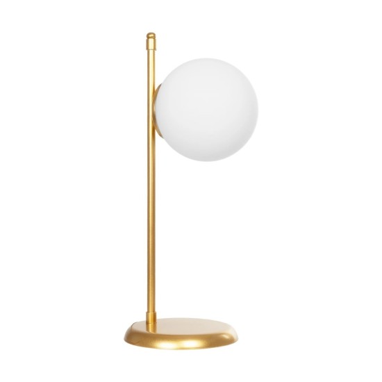 GLOBOSTAR® GLOBUS 203-0182 Μοντέρνο Επιτραπέζιο Φωτιστικό Πορτατίφ με Ντουί 1 x E27 AC 220-240V IP20 - Χρυσό & Λευκό - Μ21 x Π17 x Υ45cm GLOBOSTAR® GLOBUS 203-0182 Μοντέρνο Επιτραπέζιο Φωτιστικό Πορτατίφ με Ντουί 1 x E27 AC 220-240V IP20 - Χρυσό & Λευκό - Μ21 x Π17 x Υ45cm