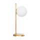 GLOBOSTAR® GLOBUS 203-0182 Μοντέρνο Επιτραπέζιο Φωτιστικό Πορτατίφ με Ντουί 1 x E27 AC 220-240V IP20 - Χρυσό & Λευκό - Μ21 x Π17 x Υ45cm GLOBOSTAR® GLOBUS 203-0182 Μοντέρνο Επιτραπέζιο Φωτιστικό Πορτατίφ με Ντουί 1 x E27 AC 220-240V IP20 - Χρυσό & Λευκό - Μ21 x Π17 x Υ45cm