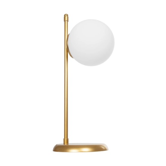 GLOBOSTAR® GLOBUS 203-0182 Μοντέρνο Επιτραπέζιο Φωτιστικό Πορτατίφ με Ντουί 1 x E27 AC 220-240V IP20 - Χρυσό & Λευκό - Μ21 x Π17 x Υ45cm GLOBOSTAR® GLOBUS 203-0182 Μοντέρνο Επιτραπέζιο Φωτιστικό Πορτατίφ με Ντουί 1 x E27 AC 220-240V IP20 - Χρυσό & Λευκό - Μ21 x Π17 x Υ45cm