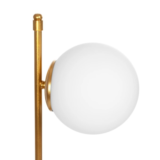 GLOBOSTAR® GLOBUS 203-0182 Μοντέρνο Επιτραπέζιο Φωτιστικό Πορτατίφ με Ντουί 1 x E27 AC 220-240V IP20 - Χρυσό & Λευκό - Μ21 x Π17 x Υ45cm GLOBOSTAR® GLOBUS 203-0182 Μοντέρνο Επιτραπέζιο Φωτιστικό Πορτατίφ με Ντουί 1 x E27 AC 220-240V IP20 - Χρυσό & Λευκό - Μ21 x Π17 x Υ45cm