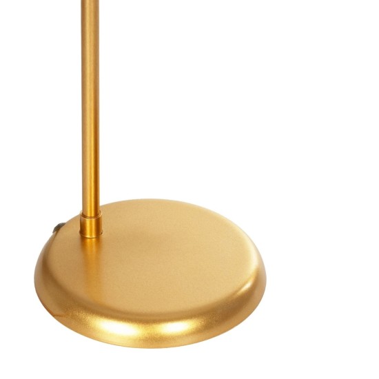 GLOBOSTAR® GLOBUS 203-0182 Μοντέρνο Επιτραπέζιο Φωτιστικό Πορτατίφ με Ντουί 1 x E27 AC 220-240V IP20 - Χρυσό & Λευκό - Μ21 x Π17 x Υ45cm GLOBOSTAR® GLOBUS 203-0182 Μοντέρνο Επιτραπέζιο Φωτιστικό Πορτατίφ με Ντουί 1 x E27 AC 220-240V IP20 - Χρυσό & Λευκό - Μ21 x Π17 x Υ45cm