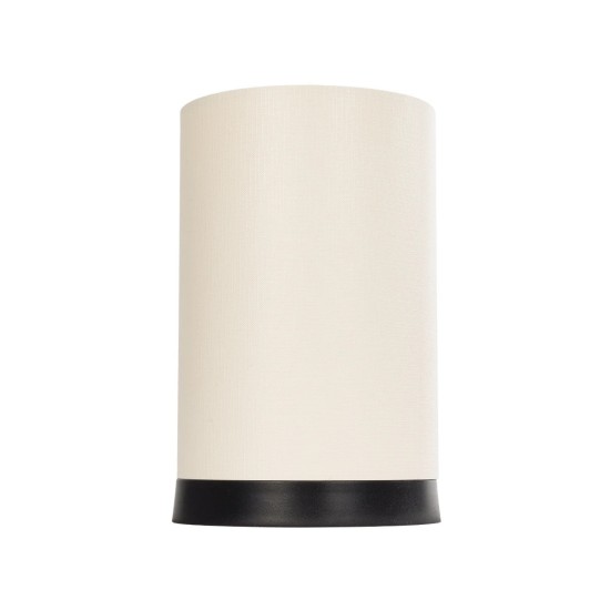 GLOBOSTAR® CYLINDER 203-0183 Μοντέρνο Επιτραπέζιο Φωτιστικό Πορτατίφ με Ντουί 1 x E27 AC 220-240V IP20 - Μαύρο & Μπεζ - Μ14 x Π14 x Υ22cm GLOBOSTAR® CYLINDER 203-0183 Μοντέρνο Επιτραπέζιο Φωτιστικό Πορτατίφ με Ντουί 1 x E27 AC 220-240V IP20 - Μαύρο & Μπεζ - Μ14 x Π14 x Υ22cm