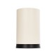 GLOBOSTAR® CYLINDER 203-0183 Μοντέρνο Επιτραπέζιο Φωτιστικό Πορτατίφ με Ντουί 1 x E27 AC 220-240V IP20 - Μαύρο & Μπεζ - Μ14 x Π14 x Υ22cm GLOBOSTAR® CYLINDER 203-0183 Μοντέρνο Επιτραπέζιο Φωτιστικό Πορτατίφ με Ντουί 1 x E27 AC 220-240V IP20 - Μαύρο & Μπεζ - Μ14 x Π14 x Υ22cm