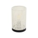 GLOBOSTAR® CYLINDER 203-0184 Μοντέρνο Επιτραπέζιο Φωτιστικό Πορτατίφ με Ντουί 1 x E27 AC 220-240V IP20 - Μαύρο & Λευκό - Μ14 x Π14 x Υ22cm GLOBOSTAR® CYLINDER 203-0184 Μοντέρνο Επιτραπέζιο Φωτιστικό Πορτατίφ με Ντουί 1 x E27 AC 220-240V IP20 - Μαύρο & Λευκό - Μ14 x Π14 x Υ22cm