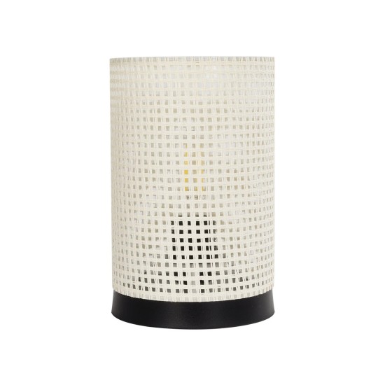 GLOBOSTAR® CYLINDER 203-0184 Μοντέρνο Επιτραπέζιο Φωτιστικό Πορτατίφ με Ντουί 1 x E27 AC 220-240V IP20 - Μαύρο & Λευκό - Μ14 x Π14 x Υ22cm GLOBOSTAR® CYLINDER 203-0184 Μοντέρνο Επιτραπέζιο Φωτιστικό Πορτατίφ με Ντουί 1 x E27 AC 220-240V IP20 - Μαύρο & Λευκό - Μ14 x Π14 x Υ22cm