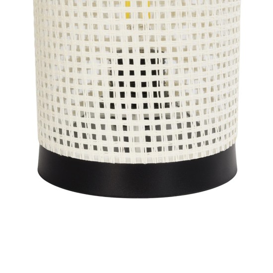 GLOBOSTAR® CYLINDER 203-0184 Μοντέρνο Επιτραπέζιο Φωτιστικό Πορτατίφ με Ντουί 1 x E27 AC 220-240V IP20 - Μαύρο & Λευκό - Μ14 x Π14 x Υ22cm GLOBOSTAR® CYLINDER 203-0184 Μοντέρνο Επιτραπέζιο Φωτιστικό Πορτατίφ με Ντουί 1 x E27 AC 220-240V IP20 - Μαύρο & Λευκό - Μ14 x Π14 x Υ22cm