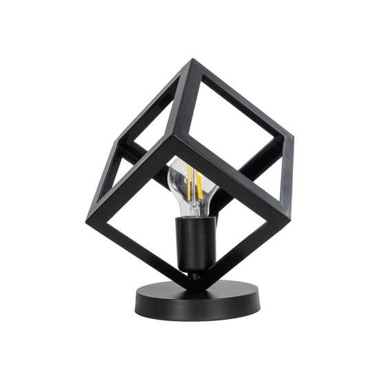 GLOBOSTAR® DISE 203-0272 Μοντέρνο Επιτραπέζιο Φωτιστικό Πορτατίφ με Ντουί 1 x E27 AC 220-240V IP20 - Μαύρο - Μ28 x Π28 x Υ29cm GLOBOSTAR® DISE 203-0272 Μοντέρνο Επιτραπέζιο Φωτιστικό Πορτατίφ με Ντουί 1 x E27 AC 220-240V IP20 - Μαύρο - Μ28 x Π28 x Υ29cm