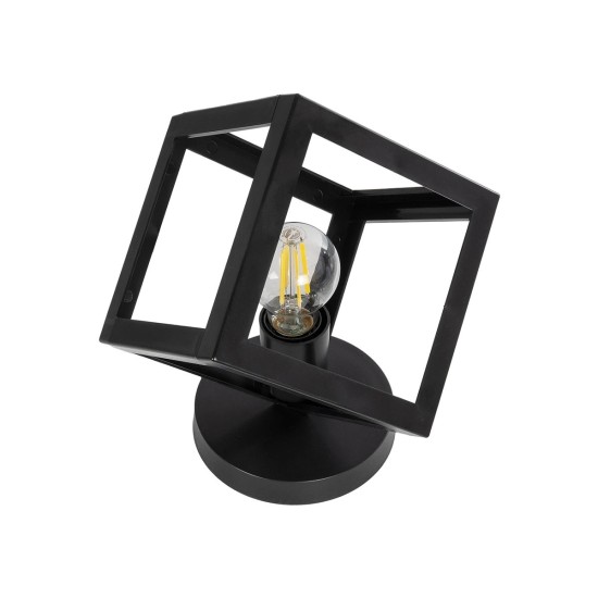 GLOBOSTAR® DISE 203-0272 Μοντέρνο Επιτραπέζιο Φωτιστικό Πορτατίφ με Ντουί 1 x E27 AC 220-240V IP20 - Μαύρο - Μ28 x Π28 x Υ29cm GLOBOSTAR® DISE 203-0272 Μοντέρνο Επιτραπέζιο Φωτιστικό Πορτατίφ με Ντουί 1 x E27 AC 220-240V IP20 - Μαύρο - Μ28 x Π28 x Υ29cm