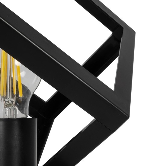 GLOBOSTAR® DISE 203-0272 Μοντέρνο Επιτραπέζιο Φωτιστικό Πορτατίφ με Ντουί 1 x E27 AC 220-240V IP20 - Μαύρο - Μ28 x Π28 x Υ29cm GLOBOSTAR® DISE 203-0272 Μοντέρνο Επιτραπέζιο Φωτιστικό Πορτατίφ με Ντουί 1 x E27 AC 220-240V IP20 - Μαύρο - Μ28 x Π28 x Υ29cm