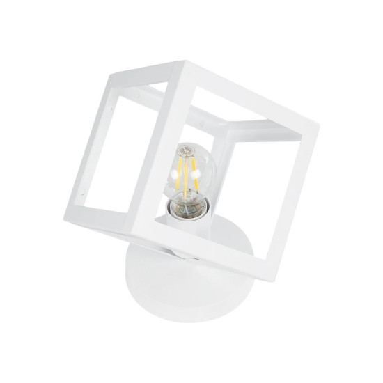 GLOBOSTAR® DISE 203-0273 Μοντέρνο Επιτραπέζιο Φωτιστικό Πορτατίφ με Ντουί 1 x E27 AC 220-240V IP20 - Λευκό - Μ28 x Π28 x Υ29cm GLOBOSTAR® DISE 203-0273 Μοντέρνο Επιτραπέζιο Φωτιστικό Πορτατίφ με Ντουί 1 x E27 AC 220-240V IP20 - Λευκό - Μ28 x Π28 x Υ29cm