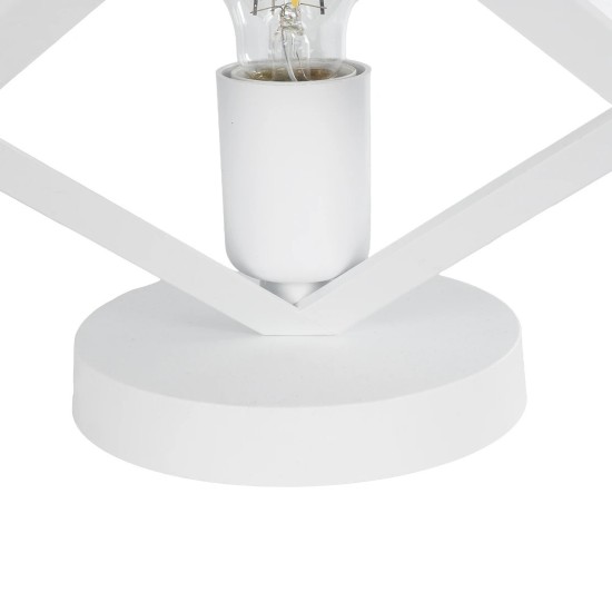GLOBOSTAR® DISE 203-0273 Μοντέρνο Επιτραπέζιο Φωτιστικό Πορτατίφ με Ντουί 1 x E27 AC 220-240V IP20 - Λευκό - Μ28 x Π28 x Υ29cm GLOBOSTAR® DISE 203-0273 Μοντέρνο Επιτραπέζιο Φωτιστικό Πορτατίφ με Ντουί 1 x E27 AC 220-240V IP20 - Λευκό - Μ28 x Π28 x Υ29cm