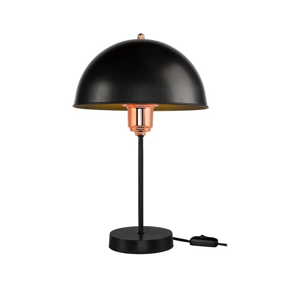 GLOBOSTAR® GAZETA 203-0300 Μοντέρνο Επιτραπέζιο Φωτιστικό Πορτατίφ με Ντουί 1 x E27 AC 220-240V IP20 - Μαύρο & Μπρονζέ - Μ25 x Π25 x Υ39cm GLOBOSTAR® GAZETA 203-0300 Μοντέρνο Επιτραπέζιο Φωτιστικό Πορτατίφ με Ντουί 1 x E27 AC 220-240V IP20 - Μαύρο & Μπρονζέ - Μ25 x Π25 x Υ39cm