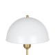 GLOBOSTAR® GAZETA 203-0304 Μοντέρνο Επιτραπέζιο Φωτιστικό Πορτατίφ με Ντουί 1 x E27 AC 220-240V IP20 - Λευκό Δίαφανο & Μπρονζέ - Μ25 x Π25 x Υ39cm GLOBOSTAR® GAZETA 203-0304 Μοντέρνο Επιτραπέζιο Φωτιστικό Πορτατίφ με Ντουί 1 x E27 AC 220-240V IP20 - Λευκό Δίαφανο & Μπρονζέ - Μ25 x Π25 x Υ39cm