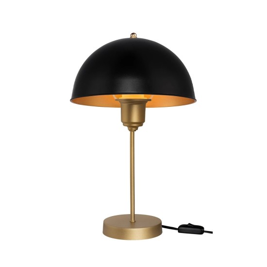 GLOBOSTAR® GAZETA 203-0305 Μοντέρνο Επιτραπέζιο Φωτιστικό Πορτατίφ με Ντουί 1 x E27 AC 220-240V IP20 - Μαύρο & Χρυσό - Μ25 x Π25 x Υ39cm GLOBOSTAR® GAZETA 203-0305 Μοντέρνο Επιτραπέζιο Φωτιστικό Πορτατίφ με Ντουί 1 x E27 AC 220-240V IP20 - Μαύρο & Χρυσό - Μ25 x Π25 x Υ39cm