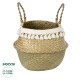 GloboStar® Artificial Garden MILOS 20308 Διακοσμητικό Ψάθινο Καλάθι - Κασπώ Γλάστρα - Flower Pot Μπεζ με Μακραμέ Φ32cm x Υ28cm GloboStar® Artificial Garden MILOS 20308 Διακοσμητικό Ψάθινο Καλάθι - Κασπώ Γλάστρα - Flower Pot Μπεζ με Μακραμέ Φ32cm x Υ28cm