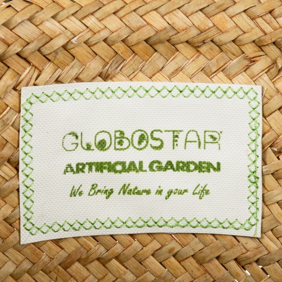 GloboStar® Artificial Garden CECILIA 20344 Διακοσμητικό Ψάθινο Καλάθι - Κασπώ Γλάστρα - Flower Pot Μπεζ Φ30cm x Υ30cm GloboStar® Artificial Garden CECILIA 20344 Διακοσμητικό Ψάθινο Καλάθι - Κασπώ Γλάστρα - Flower Pot Μπεζ Φ30cm x Υ30cm