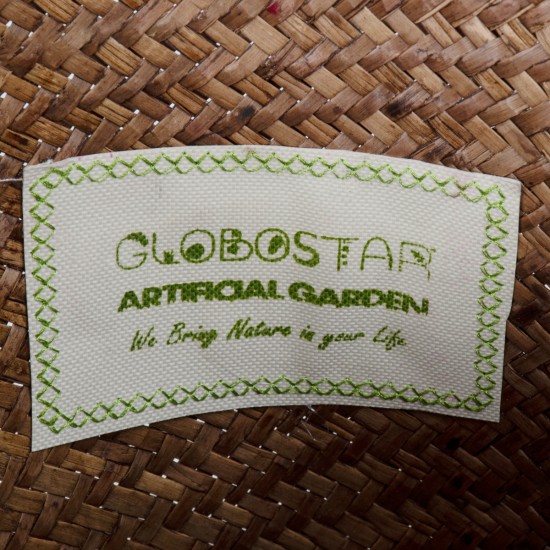 GloboStar® Artificial Garden SKIATHOS 20345 Διακοσμητικό Ψάθινο Καλάθι - Κασπώ Γλάστρα - Flower Pot Καφέ Φ24cm x Υ24cm GloboStar® Artificial Garden SKIATHOS 20345 Διακοσμητικό Ψάθινο Καλάθι - Κασπώ Γλάστρα - Flower Pot Καφέ Φ24cm x Υ24cm