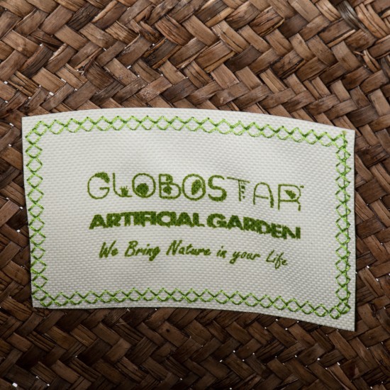 GloboStar® Artificial Garden SKIATHOS 20346 Διακοσμητικό Ψάθινο Καλάθι - Κασπώ Γλάστρα - Flower Pot Καφέ Φ26cm x Υ26cm GloboStar® Artificial Garden SKIATHOS 20346 Διακοσμητικό Ψάθινο Καλάθι - Κασπώ Γλάστρα - Flower Pot Καφέ Φ26cm x Υ26cm