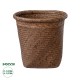 GloboStar® Artificial Garden SKIATHOS 20347 Διακοσμητικό Ψάθινο Καλάθι - Κασπώ Γλάστρα - Flower Pot Καφέ Φ30cm x Υ30cm GloboStar® Artificial Garden SKIATHOS 20347 Διακοσμητικό Ψάθινο Καλάθι - Κασπώ Γλάστρα - Flower Pot Καφέ Φ30cm x Υ30cm