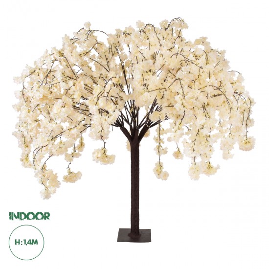 GloboStar® Artificial Garden SALMON CHERRY BLOSSOM TREE 20358 Τεχνητό Διακοσμητικό Δέντρο Μπεζ Άνθος Κερασιάς Υ140cm GloboStar® Artificial Garden SALMON CHERRY BLOSSOM TREE 20358 Τεχνητό Διακοσμητικό Δέντρο Μπεζ Άνθος Κερασιάς Υ140cm
