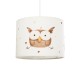 GLOBOSTAR® OWL 204-0017 Παιδικό Κρεμαστό Φωτιστικό Οροφής με Ντουί 1 x E27 AC 220-240V IP20 - Πολύχρωμο - Μ28 x Π28 x Υ24cm