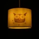 GLOBOSTAR® OWL 204-0017 Παιδικό Κρεμαστό Φωτιστικό Οροφής με Ντουί 1 x E27 AC 220-240V IP20 - Πολύχρωμο - Μ28 x Π28 x Υ24cm