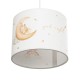 GLOBOSTAR® MOON 204-0019 Παιδικό Κρεμαστό Φωτιστικό Οροφής με Ντουί 1 x E27 AC 220-240V IP20 - Πολύχρωμο - Μ28 x Π28 x Υ24cm