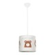 GLOBOSTAR® BEAR 204-0021 Παιδικό Κρεμαστό Φωτιστικό Οροφής με Ντουί 1 x E27 AC 220-240V IP20 - Πολύχρωμο - Μ24 x Π24 x Υ23cm GLOBOSTAR® BEAR 204-0021 Παιδικό Κρεμαστό Φωτιστικό Οροφής με Ντουί 1 x E27 AC 220-240V IP20 - Πολύχρωμο - Μ24 x Π24 x Υ23cm