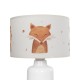 GLOBOSTAR® OWL 204-0024 Παιδικό Επιτραπέζιο Φωτιστικό Πορτατίφ με Ντουί 1 x E27 AC 220-240V IP20 - Πολύχρωμο - Μ24 x Π24 x Υ32cm