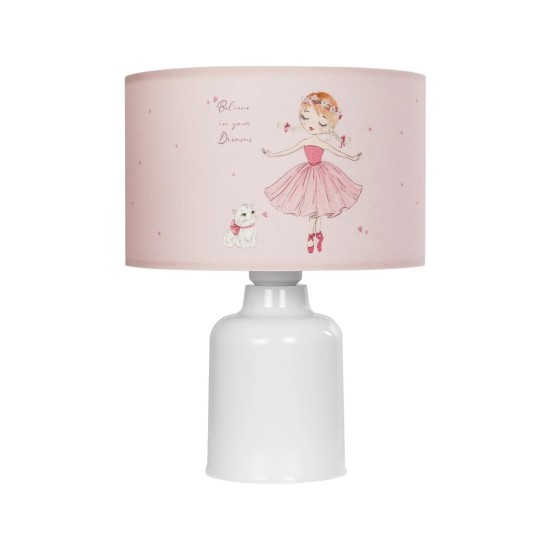 GLOBOSTAR® BALLERINA 204-0029 Παιδικό Επιτραπέζιο Φωτιστικό Πορτατίφ με Ντουί 1 x E27 AC 220-240V IP20 - Πολύχρωμο - Μ24 x Π24 x Υ32cm GLOBOSTAR® BALLERINA 204-0029 Παιδικό Επιτραπέζιο Φωτιστικό Πορτατίφ με Ντουί 1 x E27 AC 220-240V IP20 - Πολύχρωμο - Μ24 x Π24 x Υ32cm