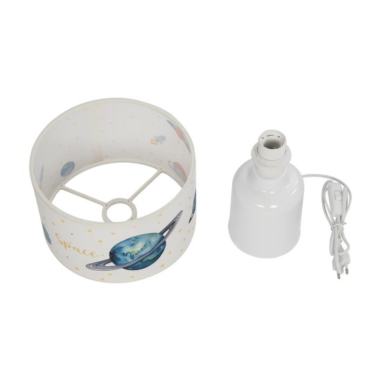 GLOBOSTAR® SATURN 204-0030 Παιδικό Επιτραπέζιο Φωτιστικό Πορτατίφ με Ντουί 1 x E27 AC 220-240V IP20 - Πολύχρωμο - Μ24 x Π24 x Υ32cm GLOBOSTAR® SATURN 204-0030 Παιδικό Επιτραπέζιο Φωτιστικό Πορτατίφ με Ντουί 1 x E27 AC 220-240V IP20 - Πολύχρωμο - Μ24 x Π24 x Υ32cm