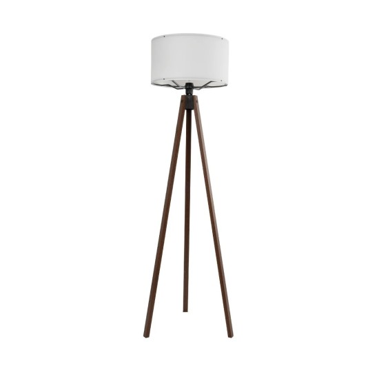 GLOBOSTAR® SAGA 204-0032 Μοντέρνο Επιδαπέδιο Φωτιστικό με Ντουί 1 x E27 AC 220-240V IP20 - Καφέ & Λευκό - Μ38 x Π38 x Υ140cm GLOBOSTAR® SAGA 204-0032 Μοντέρνο Επιδαπέδιο Φωτιστικό με Ντουί 1 x E27 AC 220-240V IP20 - Καφέ & Λευκό - Μ38 x Π38 x Υ140cm