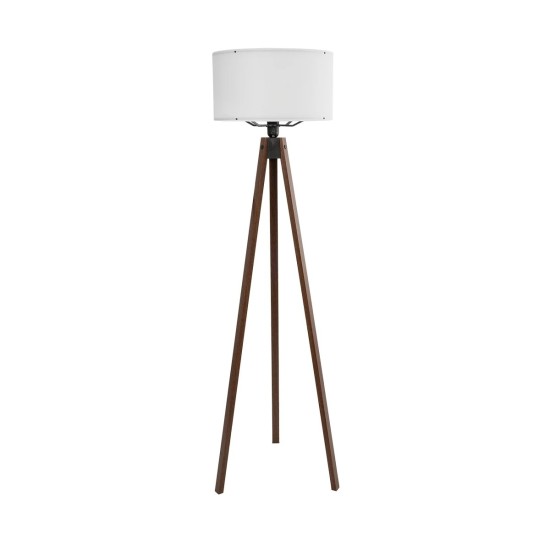 GLOBOSTAR® SAGA 204-0032 Μοντέρνο Επιδαπέδιο Φωτιστικό με Ντουί 1 x E27 AC 220-240V IP20 - Καφέ & Λευκό - Μ38 x Π38 x Υ140cm GLOBOSTAR® SAGA 204-0032 Μοντέρνο Επιδαπέδιο Φωτιστικό με Ντουί 1 x E27 AC 220-240V IP20 - Καφέ & Λευκό - Μ38 x Π38 x Υ140cm