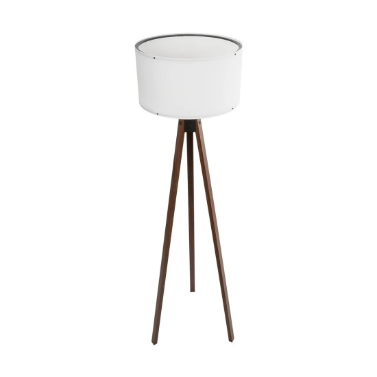 GLOBOSTAR® SAGA 204-0032 Μοντέρνο Επιδαπέδιο Φωτιστικό με Ντουί 1 x E27 AC 220-240V IP20 - Καφέ & Λευκό - Μ38 x Π38 x Υ140cm GLOBOSTAR® SAGA 204-0032 Μοντέρνο Επιδαπέδιο Φωτιστικό με Ντουί 1 x E27 AC 220-240V IP20 - Καφέ & Λευκό - Μ38 x Π38 x Υ140cm