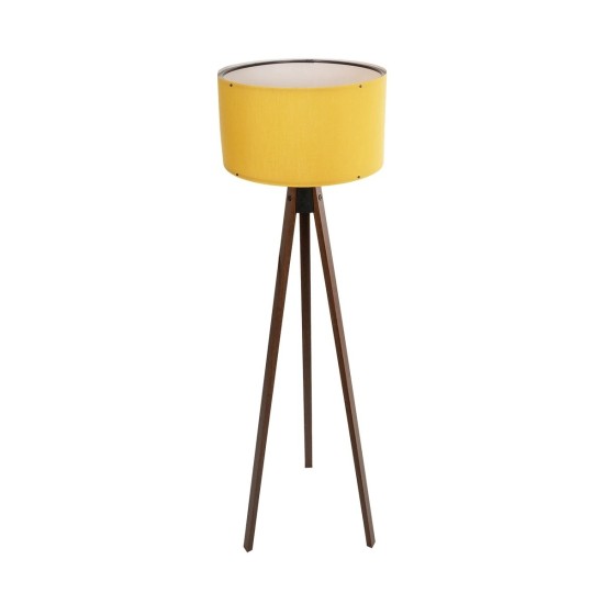 GLOBOSTAR® SAGA 204-0033 Μοντέρνο Επιδαπέδιο Φωτιστικό με Ντουί 1 x E27 AC 220-240V IP20 - Καφέ & Κίτρινο - Μ38 x Π38 x Υ140cm GLOBOSTAR® SAGA 204-0033 Μοντέρνο Επιδαπέδιο Φωτιστικό με Ντουί 1 x E27 AC 220-240V IP20 - Καφέ & Κίτρινο - Μ38 x Π38 x Υ140cm