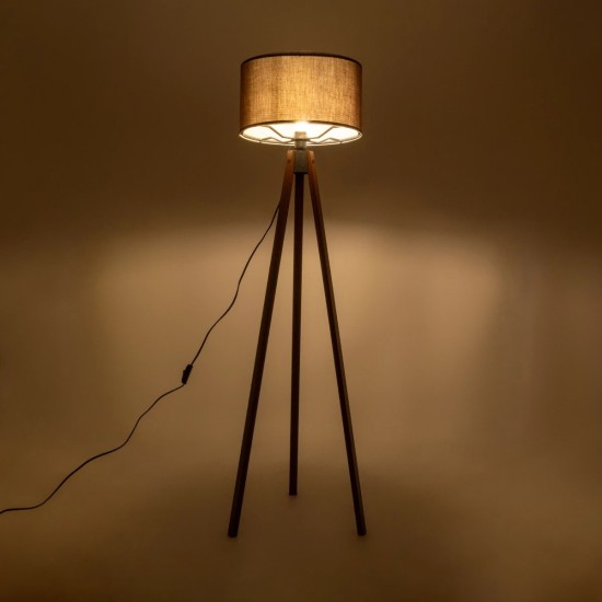 GLOBOSTAR® SAGA 204-0034 Μοντέρνο Επιδαπέδιο Φωτιστικό με Ντουί 1 x E27 AC 220-240V IP20 - Καφέ - Μ38 x Π38 x Υ140cm GLOBOSTAR® SAGA 204-0034 Μοντέρνο Επιδαπέδιο Φωτιστικό με Ντουί 1 x E27 AC 220-240V IP20 - Καφέ - Μ38 x Π38 x Υ140cm