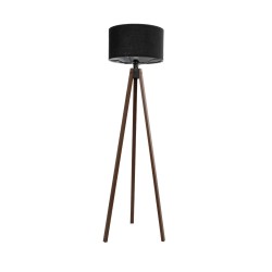 GLOBOSTAR® SAGA 204-0038 Μοντέρνο Επιδαπέδιο Φωτιστικό με Ντουί 1 x E27 AC 220-240V IP20 - Καφέ & Μαύρο - Μ38 x Π38 x Υ140cm