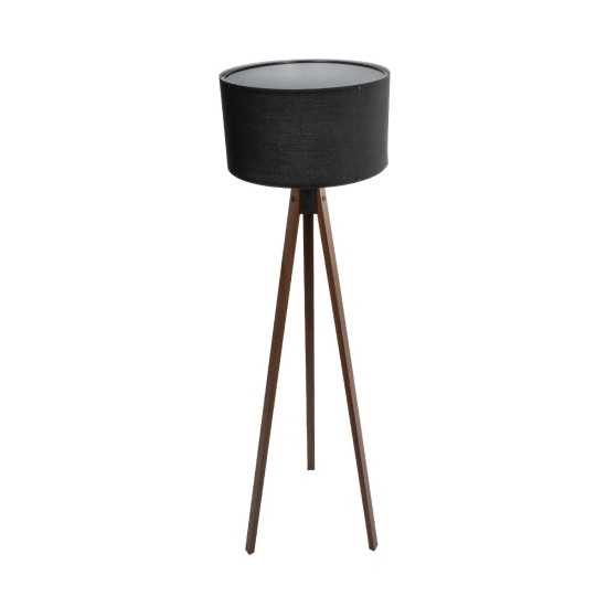 GLOBOSTAR® SAGA 204-0038 Μοντέρνο Επιδαπέδιο Φωτιστικό με Ντουί 1 x E27 AC 220-240V IP20 - Καφέ & Μαύρο - Μ38 x Π38 x Υ140cm