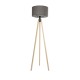 GLOBOSTAR® SAGA 204-0044 Μοντέρνο Επιδαπέδιο Φωτιστικό με Ντουί 1 x E27 AC 220-240V IP20 - Μπεζ & Γκρι - Μ38 x Π38 x Υ140cm GLOBOSTAR® SAGA 204-0044 Μοντέρνο Επιδαπέδιο Φωτιστικό με Ντουί 1 x E27 AC 220-240V IP20 - Μπεζ & Γκρι - Μ38 x Π38 x Υ140cm