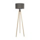 GLOBOSTAR® SAGA 204-0044 Μοντέρνο Επιδαπέδιο Φωτιστικό με Ντουί 1 x E27 AC 220-240V IP20 - Μπεζ & Γκρι - Μ38 x Π38 x Υ140cm GLOBOSTAR® SAGA 204-0044 Μοντέρνο Επιδαπέδιο Φωτιστικό με Ντουί 1 x E27 AC 220-240V IP20 - Μπεζ & Γκρι - Μ38 x Π38 x Υ140cm