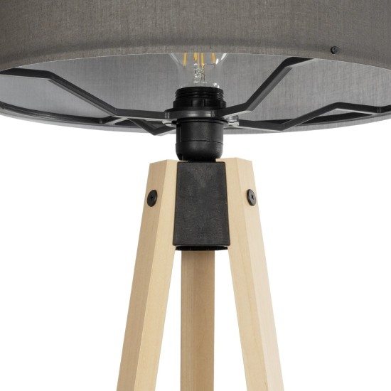 GLOBOSTAR® SAGA 204-0044 Μοντέρνο Επιδαπέδιο Φωτιστικό με Ντουί 1 x E27 AC 220-240V IP20 - Μπεζ & Γκρι - Μ38 x Π38 x Υ140cm GLOBOSTAR® SAGA 204-0044 Μοντέρνο Επιδαπέδιο Φωτιστικό με Ντουί 1 x E27 AC 220-240V IP20 - Μπεζ & Γκρι - Μ38 x Π38 x Υ140cm
