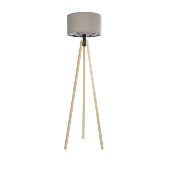 GLOBOSTAR® SAGA 204-0048 Μοντέρνο Επιδαπέδιο Φωτιστικό με Ντουί 1 x E27 AC 220-240V IP20 - Μπεζ & Γκρι - Μ38 x Π38 x Υ140cm GLOBOSTAR® SAGA 204-0048 Μοντέρνο Επιδαπέδιο Φωτιστικό με Ντουί 1 x E27 AC 220-240V IP20 - Μπεζ & Γκρι - Μ38 x Π38 x Υ140cm