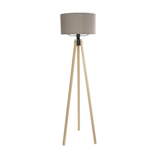 GLOBOSTAR® SAGA 204-0048 Μοντέρνο Επιδαπέδιο Φωτιστικό με Ντουί 1 x E27 AC 220-240V IP20 - Μπεζ & Γκρι - Μ38 x Π38 x Υ140cm GLOBOSTAR® SAGA 204-0048 Μοντέρνο Επιδαπέδιο Φωτιστικό με Ντουί 1 x E27 AC 220-240V IP20 - Μπεζ & Γκρι - Μ38 x Π38 x Υ140cm