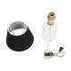 GLOBOSTAR® TRANS 204-0054 Μοντέρνο Επιτραπέζιο Φωτιστικό Πορτατίφ με Ντουί 1 x E27 AC 220-240V IP20 - Διάφανο & Μαύρο - Μ22 x Π22 x Υ34cm GLOBOSTAR® TRANS 204-0054 Μοντέρνο Επιτραπέζιο Φωτιστικό Πορτατίφ με Ντουί 1 x E27 AC 220-240V IP20 - Διάφανο & Μαύρο - Μ22 x Π22 x Υ34cm