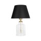 GLOBOSTAR® TRANS 204-0054 Μοντέρνο Επιτραπέζιο Φωτιστικό Πορτατίφ με Ντουί 1 x E27 AC 220-240V IP20 - Διάφανο & Μαύρο - Μ22 x Π22 x Υ34cm GLOBOSTAR® TRANS 204-0054 Μοντέρνο Επιτραπέζιο Φωτιστικό Πορτατίφ με Ντουί 1 x E27 AC 220-240V IP20 - Διάφανο & Μαύρο - Μ22 x Π22 x Υ34cm